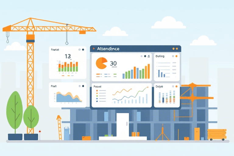 施工考勤表软件如何实现高效管理与数据精准记录