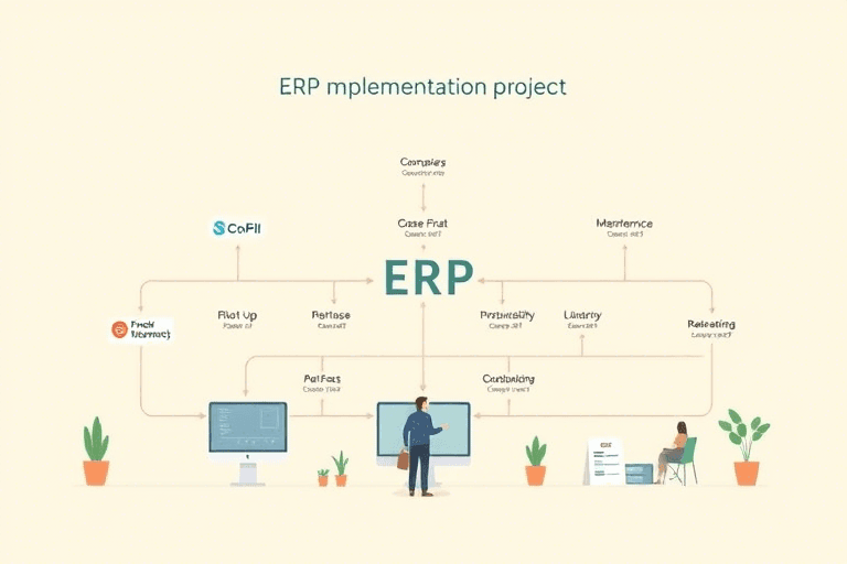 ERP软件实施工程：从规划到落地的全流程管理方法