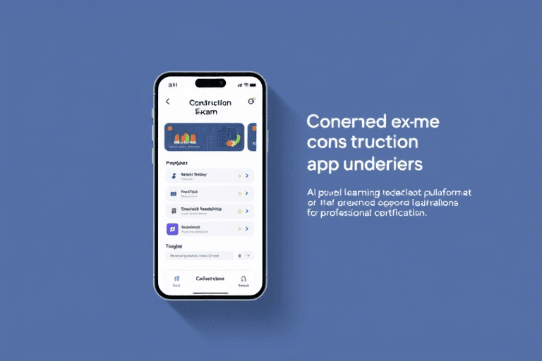施工刷题软件app如何打造高效学习体验？从功能设计到用户增长全解析