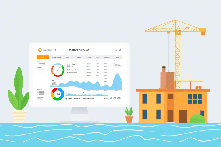 施工用水计算软件如何精准设计？工程人必备的智能解决方案揭秘