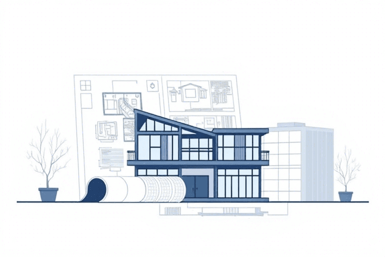简单施工图纸+软件如何高效完成建筑项目设计与落地