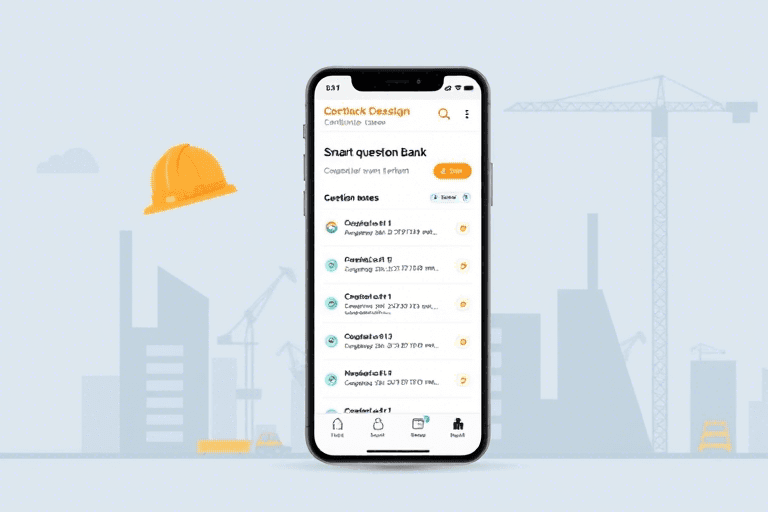 考施工证的软件如何开发？从需求分析到上线运营全流程解析