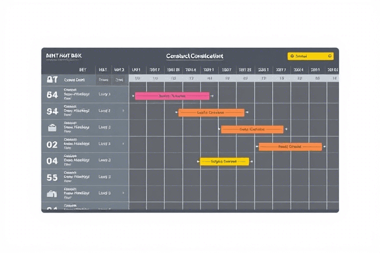 画施工横道图软件怎么做？如何高效制作工程进度计划表？