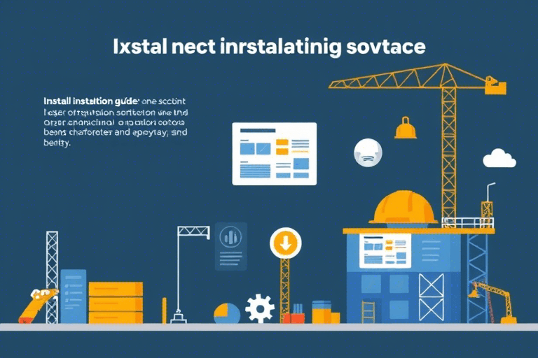 施工过程管控软件安装全流程详解：如何高效部署并确保项目顺利运行？