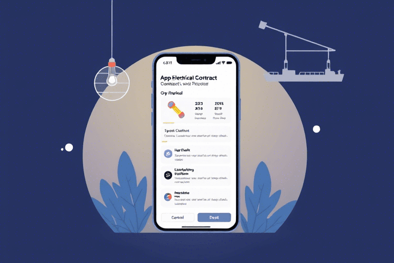 弱电施工合同封面软件app怎么做？如何高效开发并落地应用？