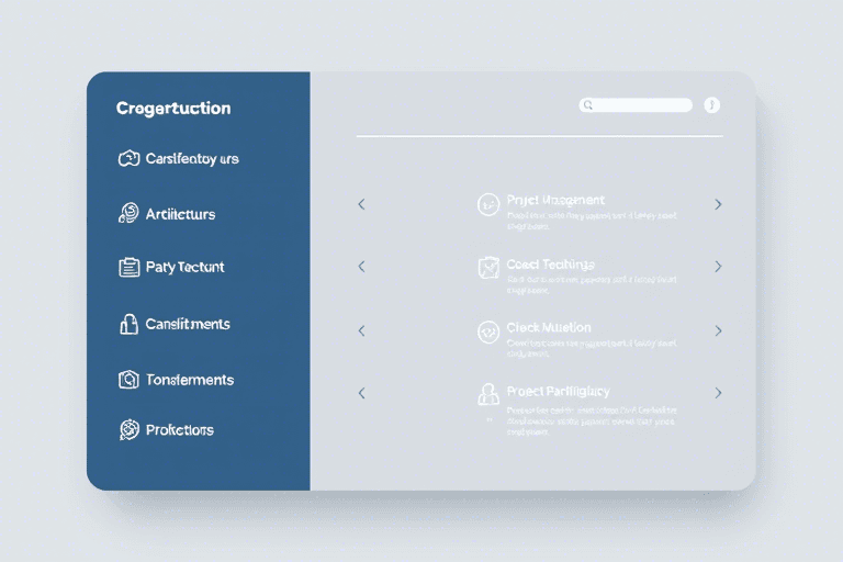 施工策划软件菜单栏如何设计才能提升项目管理效率？