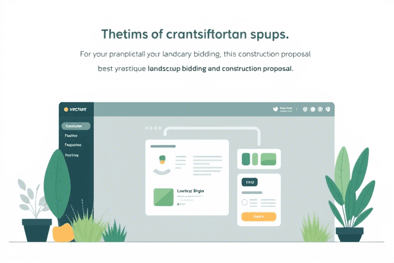园林施工标书制作软件如何提升投标效率与专业度
