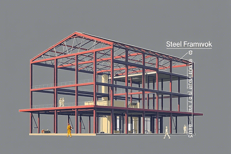 钢框架施工图软件如何高效辅助结构设计与施工管理