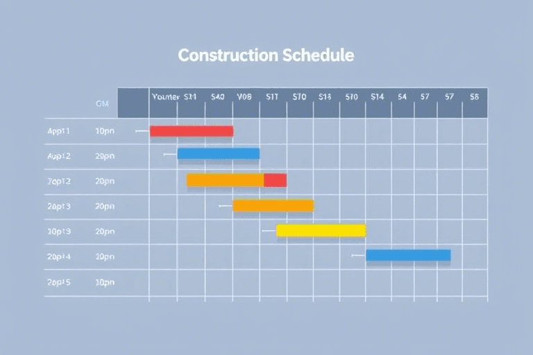 施工组织横道图软件怎么做？高效项目管理的必备工具解析