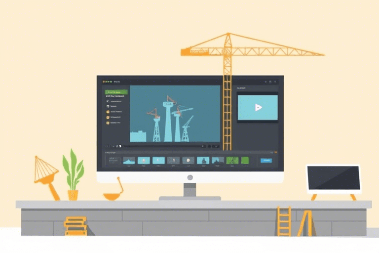 施工流程视频用什么软件制作？这些工具能帮你高效完成专业级工程展示