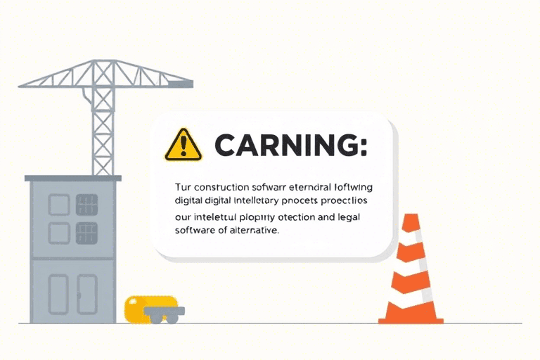 一施工 软件破解版：如何获取与使用？合法合规性分析与风险提示