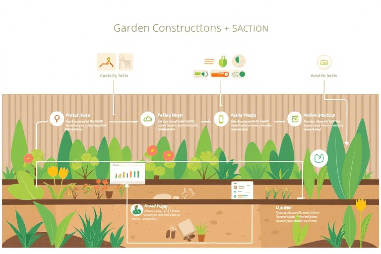 花园施工流程图软件怎么做？如何用专业工具高效规划园林工程流程？