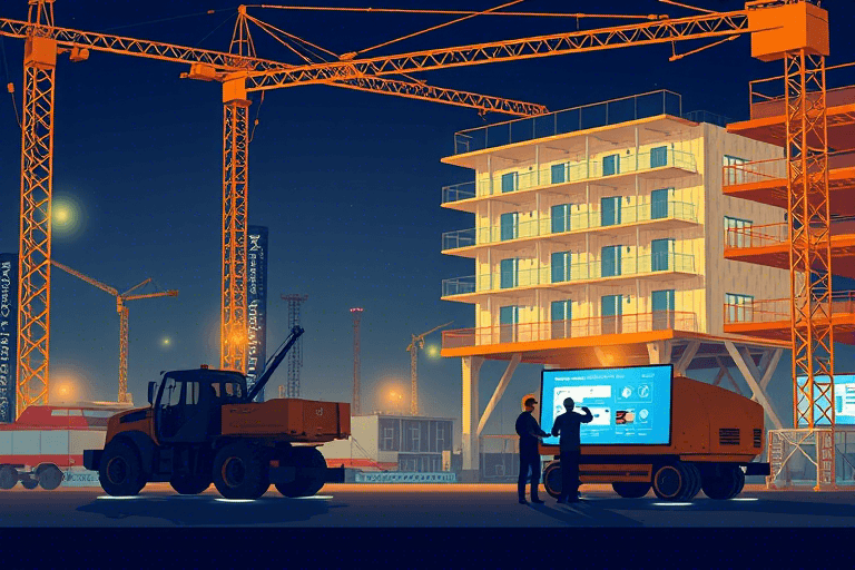 夜间打桩施工视频播放软件怎么做？如何高效管理工地影像数据？