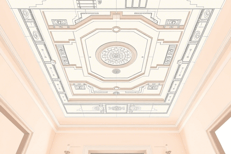 施工顶面图手绘图软件如何高效绘制室内吊顶设计图纸