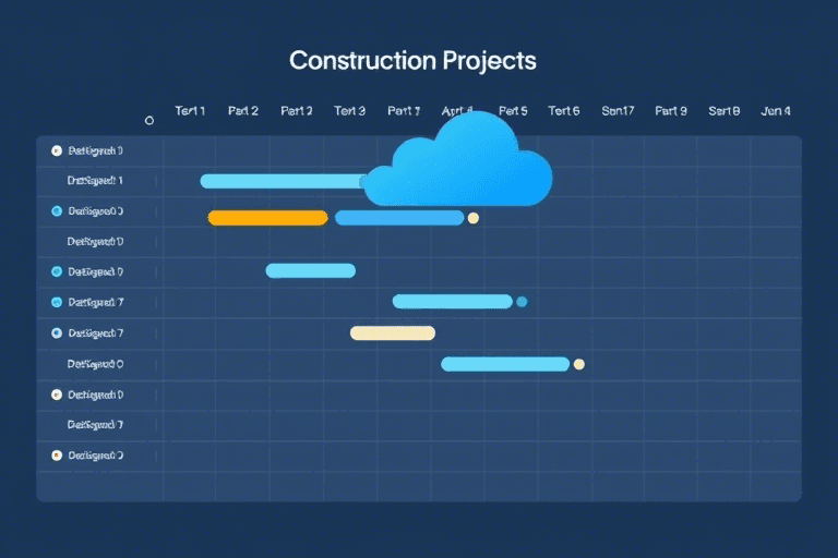 软件制作施工横道图纸怎么做？高效绘制项目进度计划的完整指南