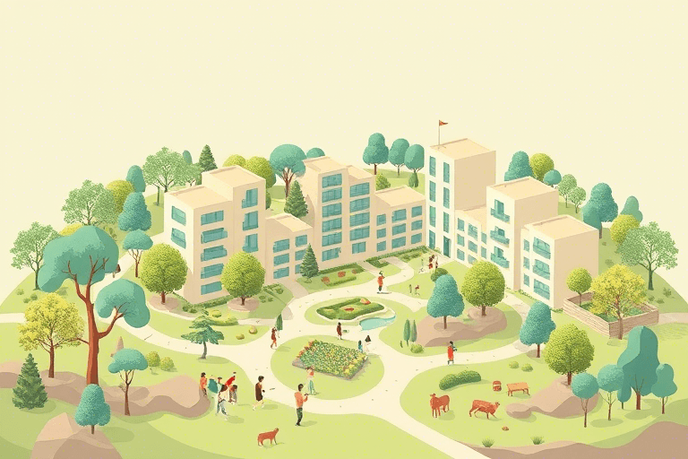 丝路软件城口袋公园施工如何兼顾生态与城市功能？