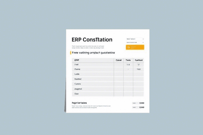 施工ERP软件报价表怎么制定才合理？企业如何选择性价比最高的方案？