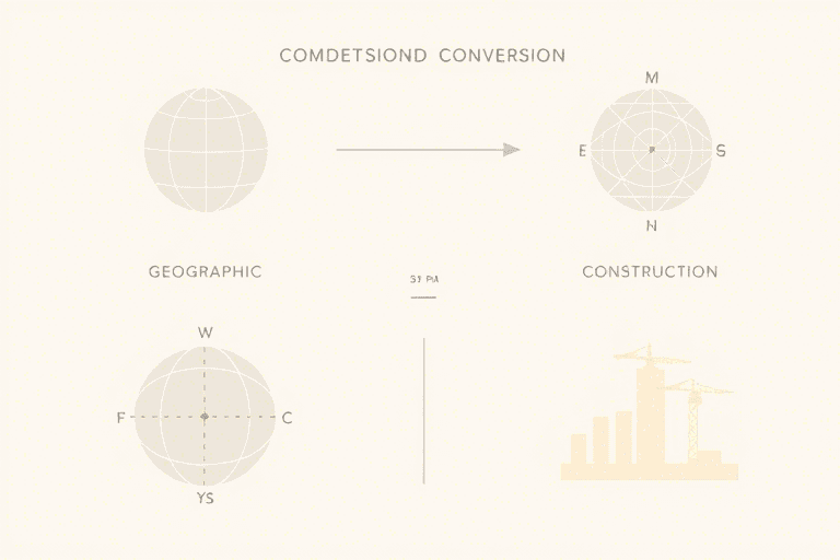 CASS软件大地坐标转换施工坐标系的完整操作流程与实战指南