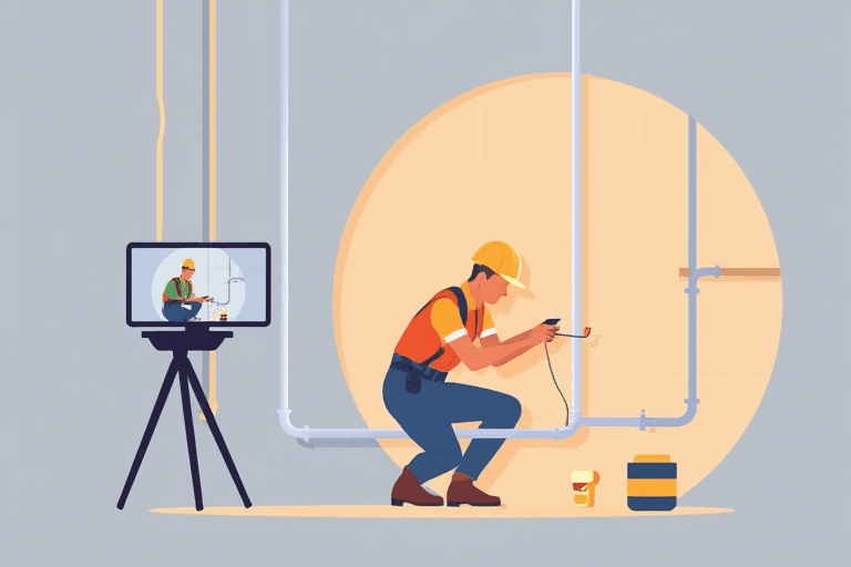 拍水管施工视频的软件怎么做？如何高效记录和分享专业施工过程？