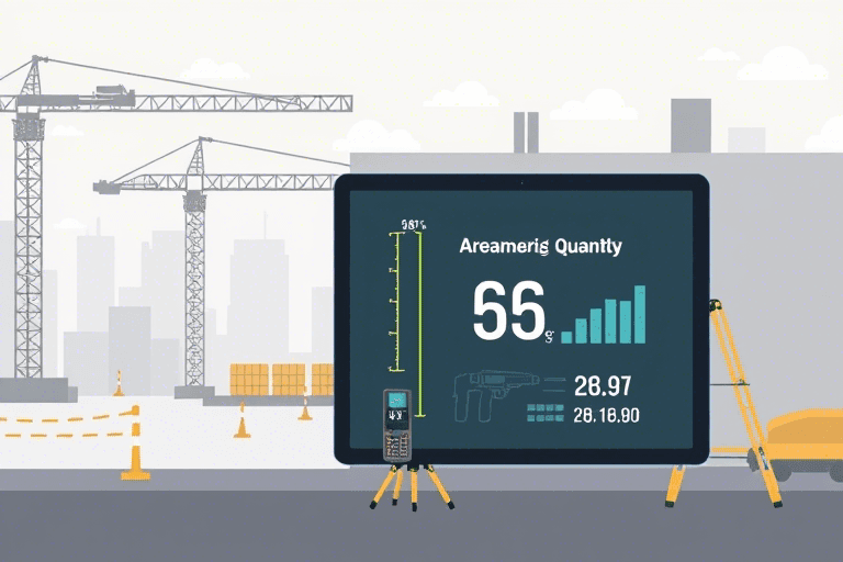 施工现场测量面积软件如何高效精准地完成工程量计算