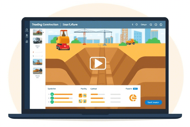如何开发匝道施工流程视频播放软件？实现高效施工管理与可视化培训