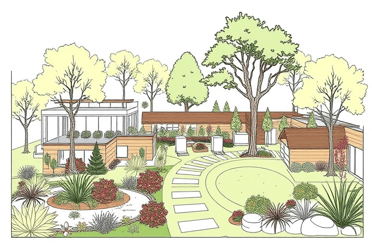 如何使用专业画景观施工图软件高效完成设计与施工交付