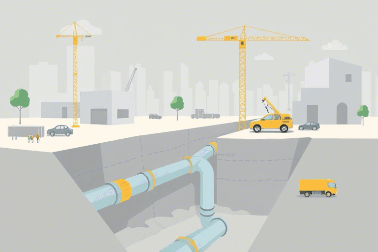 沟槽管道施工p图软件怎么做？从零开始教你打造专业施工可视化工具