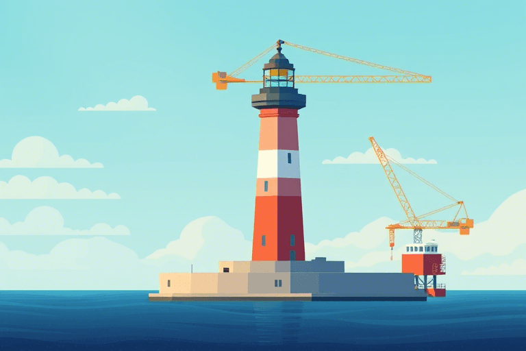 灯塔安装施工模拟软件怎么做？如何实现高效精准的海上工程可视化管理？