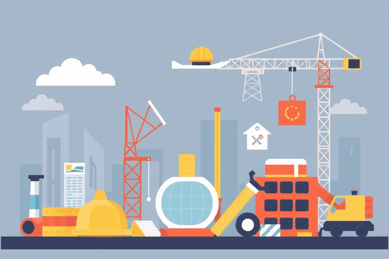 施工需要的工具插画软件：如何高效设计专业级工程图示