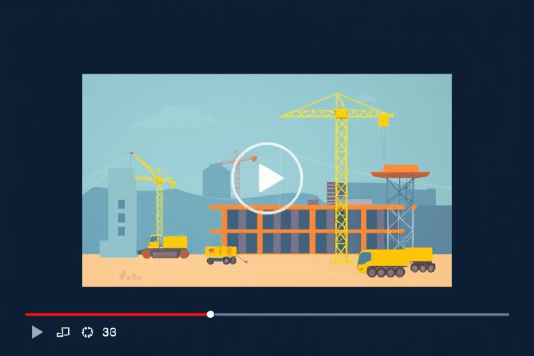 施工进展视频制作软件如何高效生成项目可视化报告