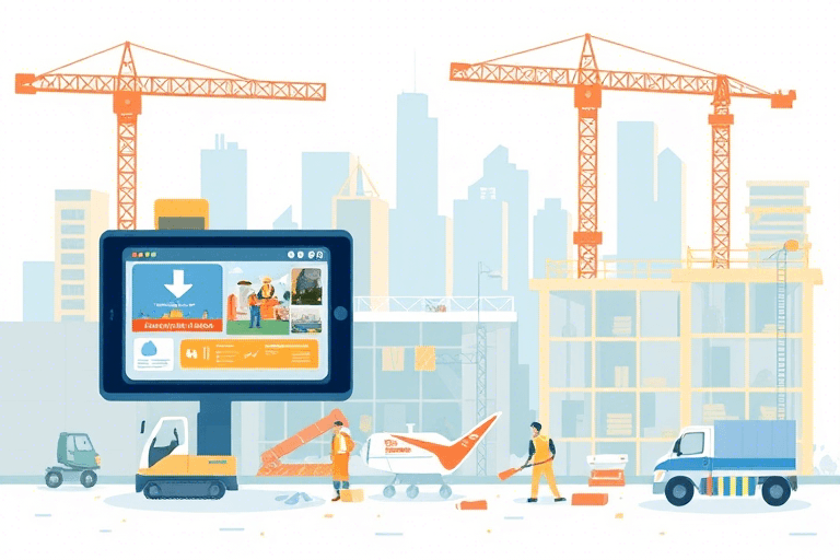 施工乱象视频素材下载软件如何制作？开发流程与技术要点详解