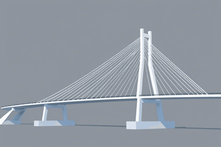 BIM软件形象展示大桥施工：如何实现数字化建造与高效管理
