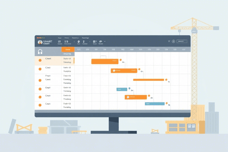 施工工期进度图制作软件如何高效生成专业项目进度图表
