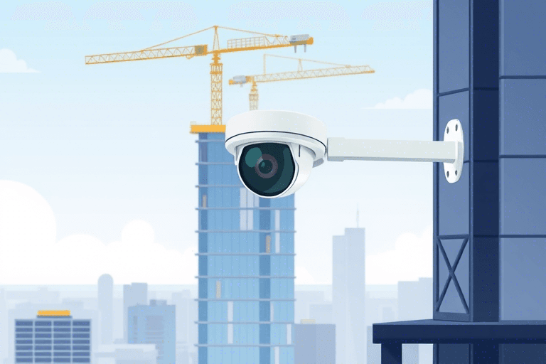 大楼顶施工视频播放软件怎么做？如何实现高效安全的高空作业监控与回放？