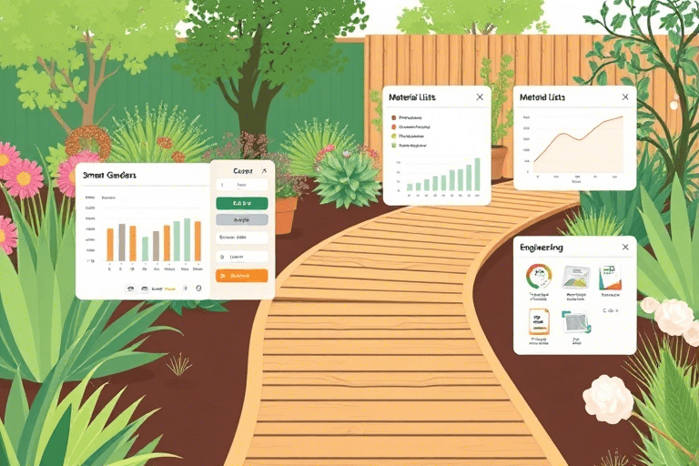 木栈道施工方案软件如何助力园林工程高效设计与管理