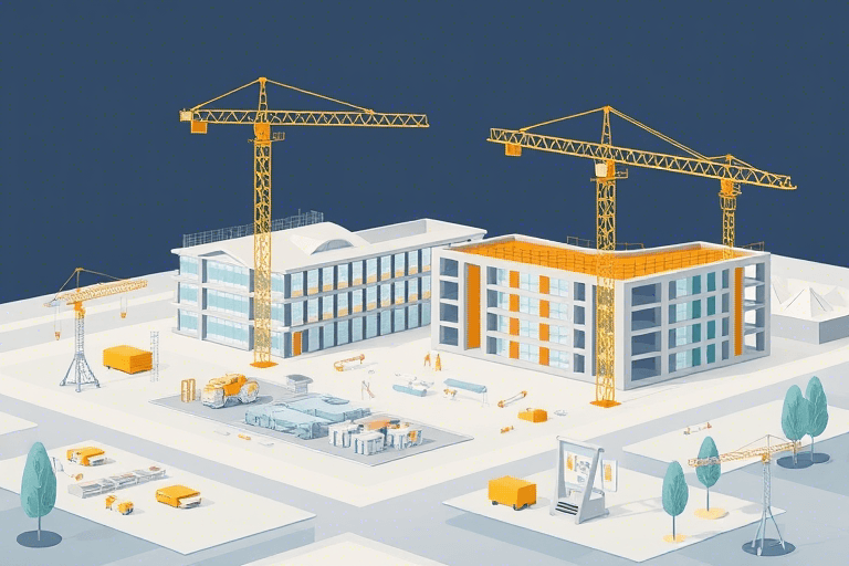 路桥施工场地布置软件如何提升项目效率与安全性？