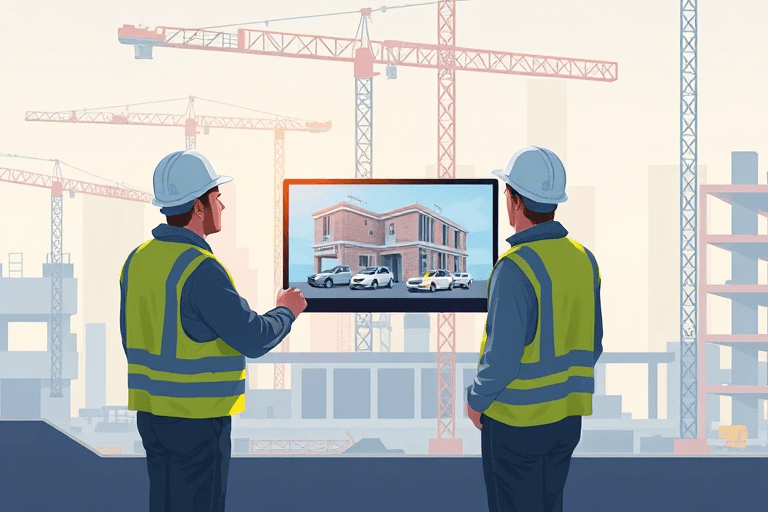 工程楼顶施工视频播放软件怎么做？如何高效实现施工现场可视化管理？