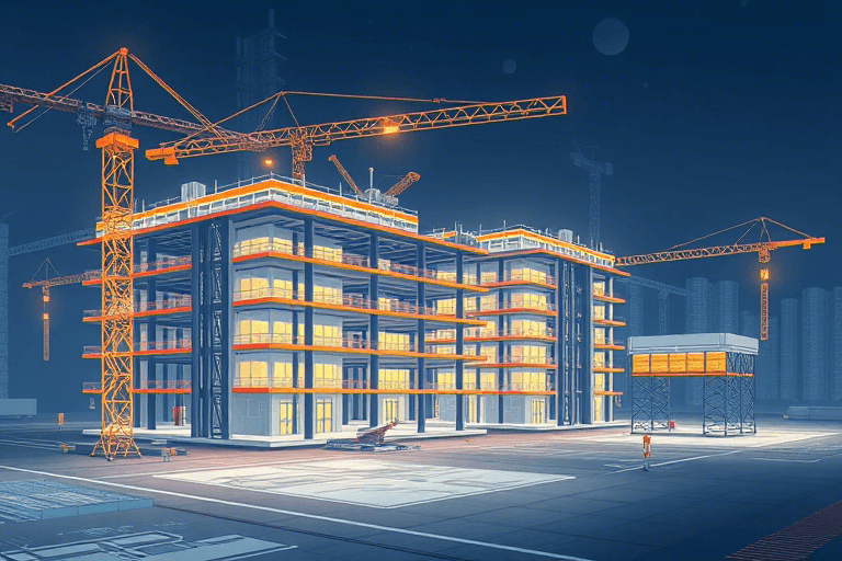 软件新城夜间施工图纸如何科学编制与高效执行？