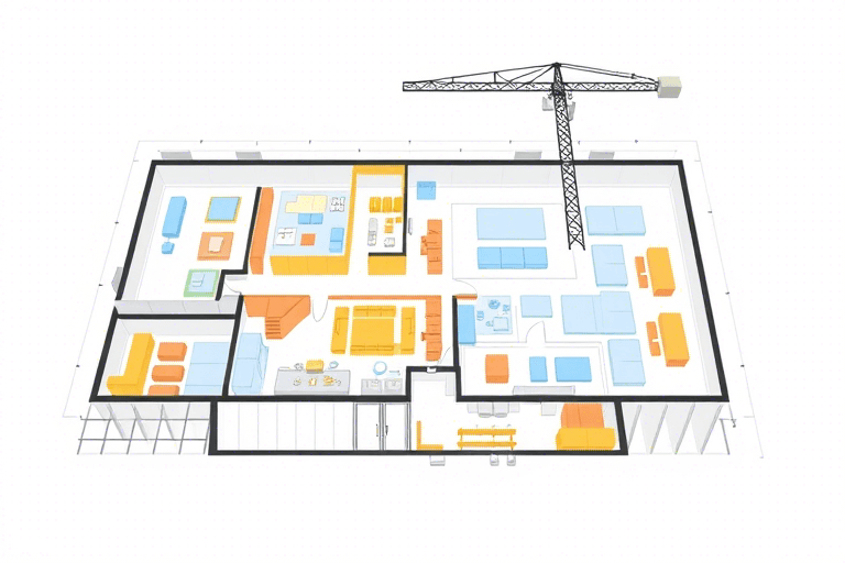 施工平面图配色软件怎么用？如何提升工地管理效率与可视化水平？