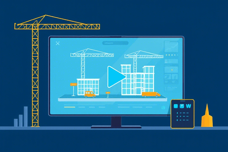 桥塔施工视频播放软件怎么做？如何实现高效、安全的桥梁建设可视化管理？