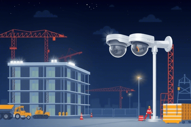 夜间工厂施工视频播放软件如何实现高效监控与数据管理