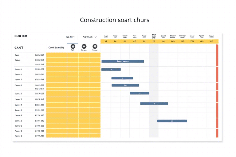 施工横道图画图软件怎么用？如何高效制作项目进度计划表？