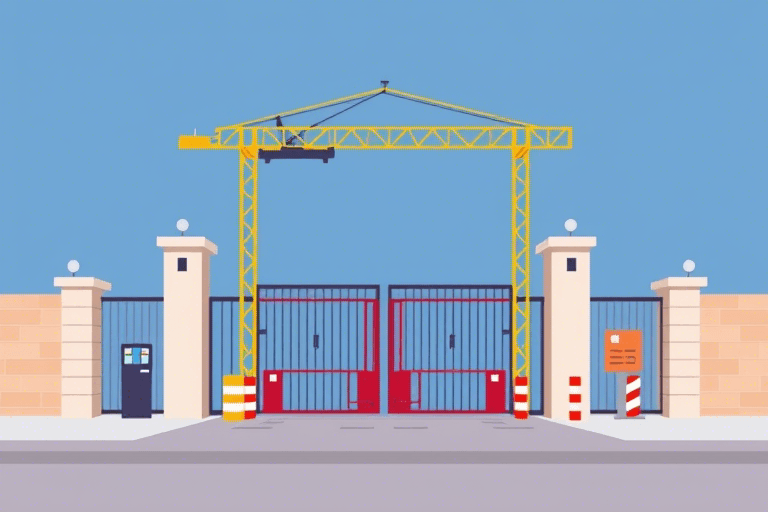 施工大门建模设计软件如何助力工程高效管理与安全防护？