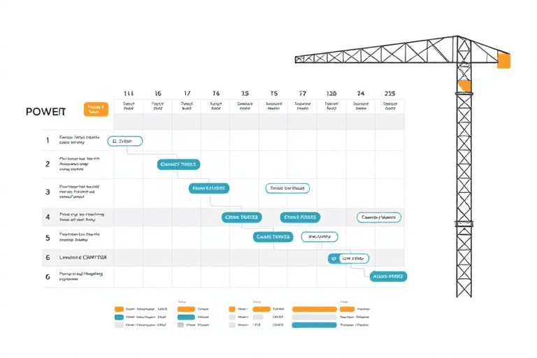 配电施工横道图软件如何高效规划电力工程进度与资源分配