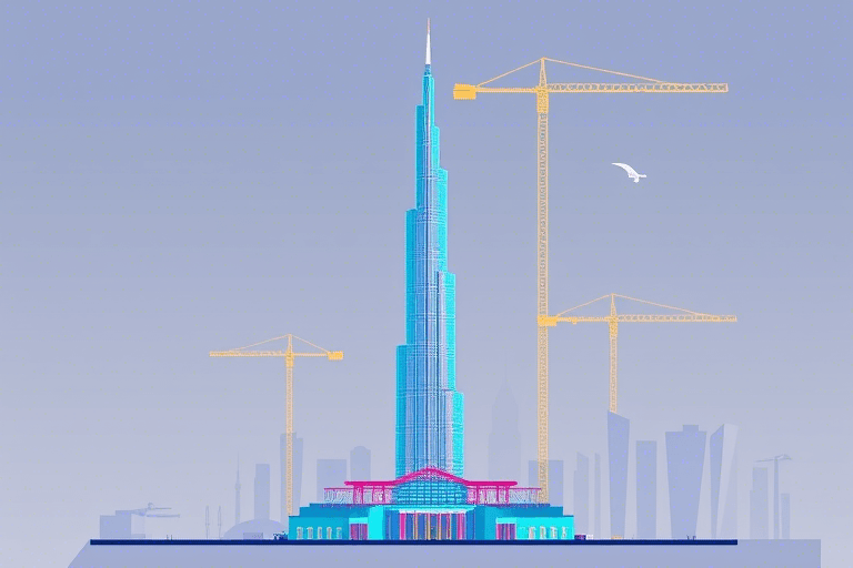 迪拜塔施工模拟软件如何实现复杂高层建筑的精准建造管理