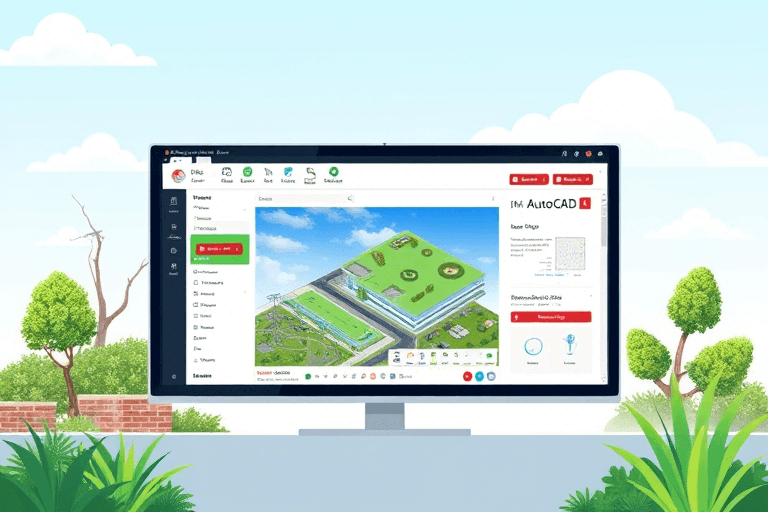 绘制绿化施工图软件怎么选？如何高效完成园林设计与施工图纸制作？