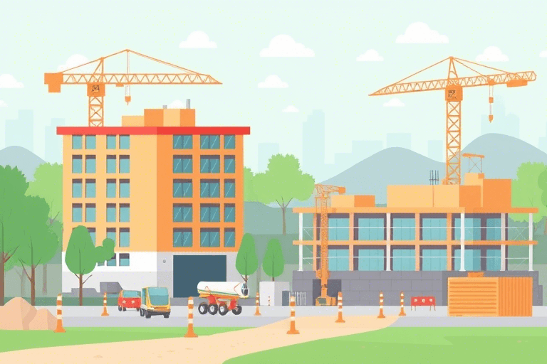 软件新城苏宁广场施工如何确保高效与安全？揭秘现代建筑工地的智慧管理之道