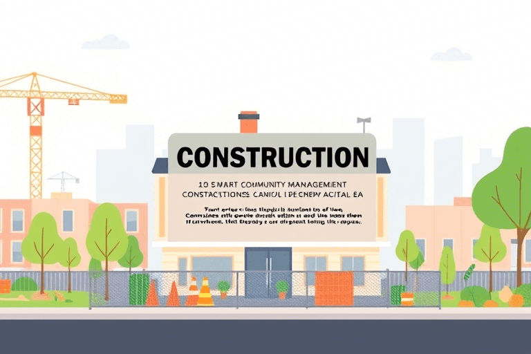 小区施工海报模板下载软件怎么做？如何高效制作专业施工宣传海报？