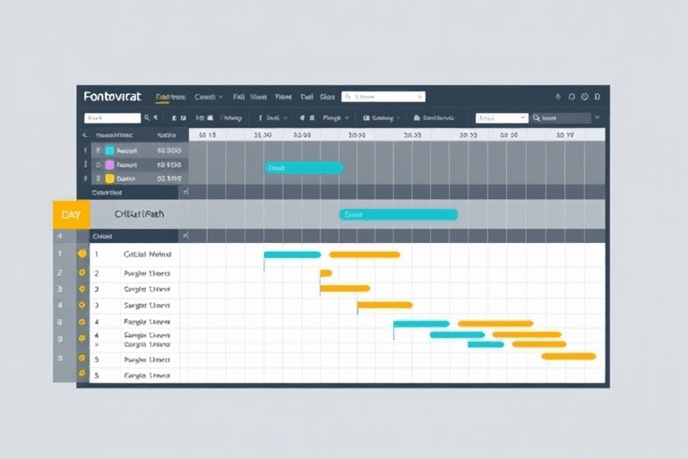 施工网络横道图软件怎么做？如何高效管理工程进度与资源分配？