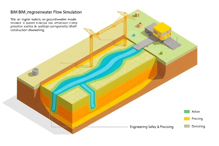 施工降水模拟图纸软件怎么做？如何高效实现地下水资源管理与施工安全协同？